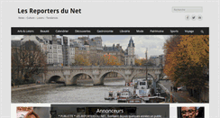 Desktop Screenshot of lesreportersdunet.com