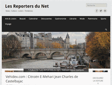 Tablet Screenshot of lesreportersdunet.com
